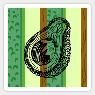 aesthetic avocado Sticker